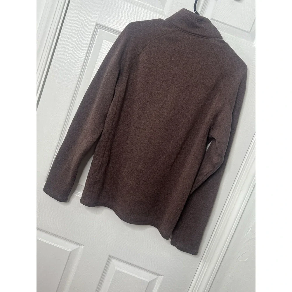 Patagonia Better Sweater 1/4‎ Zip Pullover Unisex Brown Fleece Casual Outdoor M